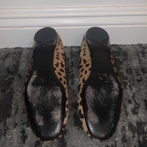 Prada Animal Print Caval St Leo Miel Moro Flats - Picture 4 of 4